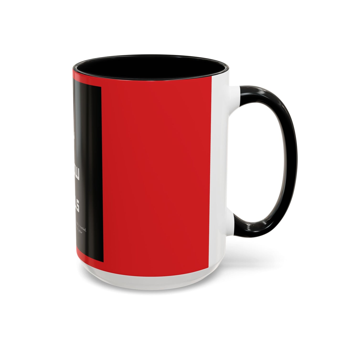 G.O.A.T. Accent Coffee Mug - 'God Only Allows Trials' Quote