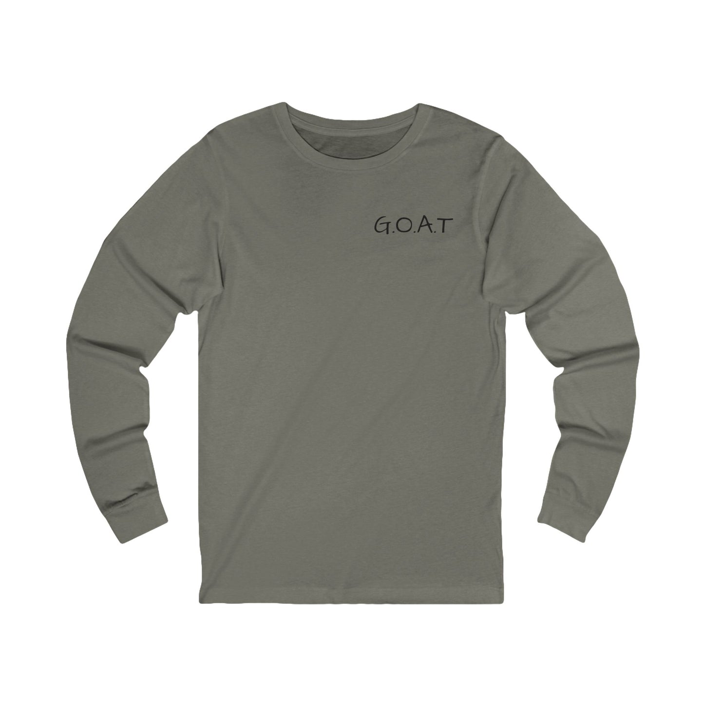 Unisex G.O.A.T. Long Sleeve Tee - God Over All Things Shirt