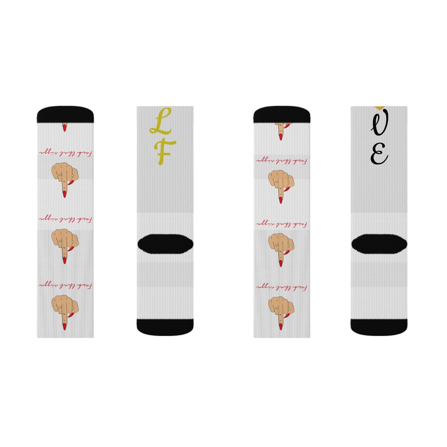 Funk That Ninja Socks with 'Self Love' and Heart Design - Perfect Gift for Friends and Family