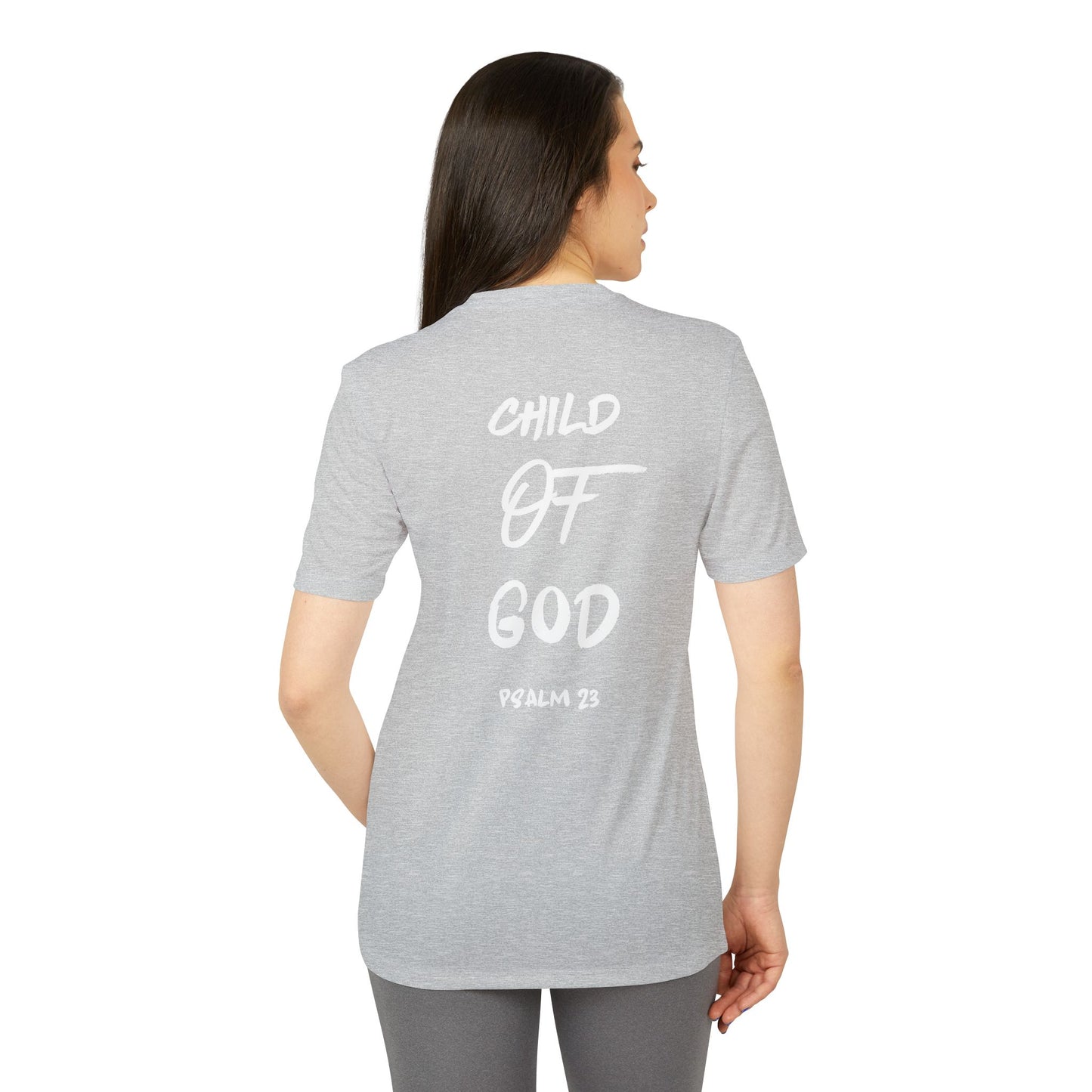 Adidas Unisex Sport T-Shirt - 'Child of God' Motivational Tee