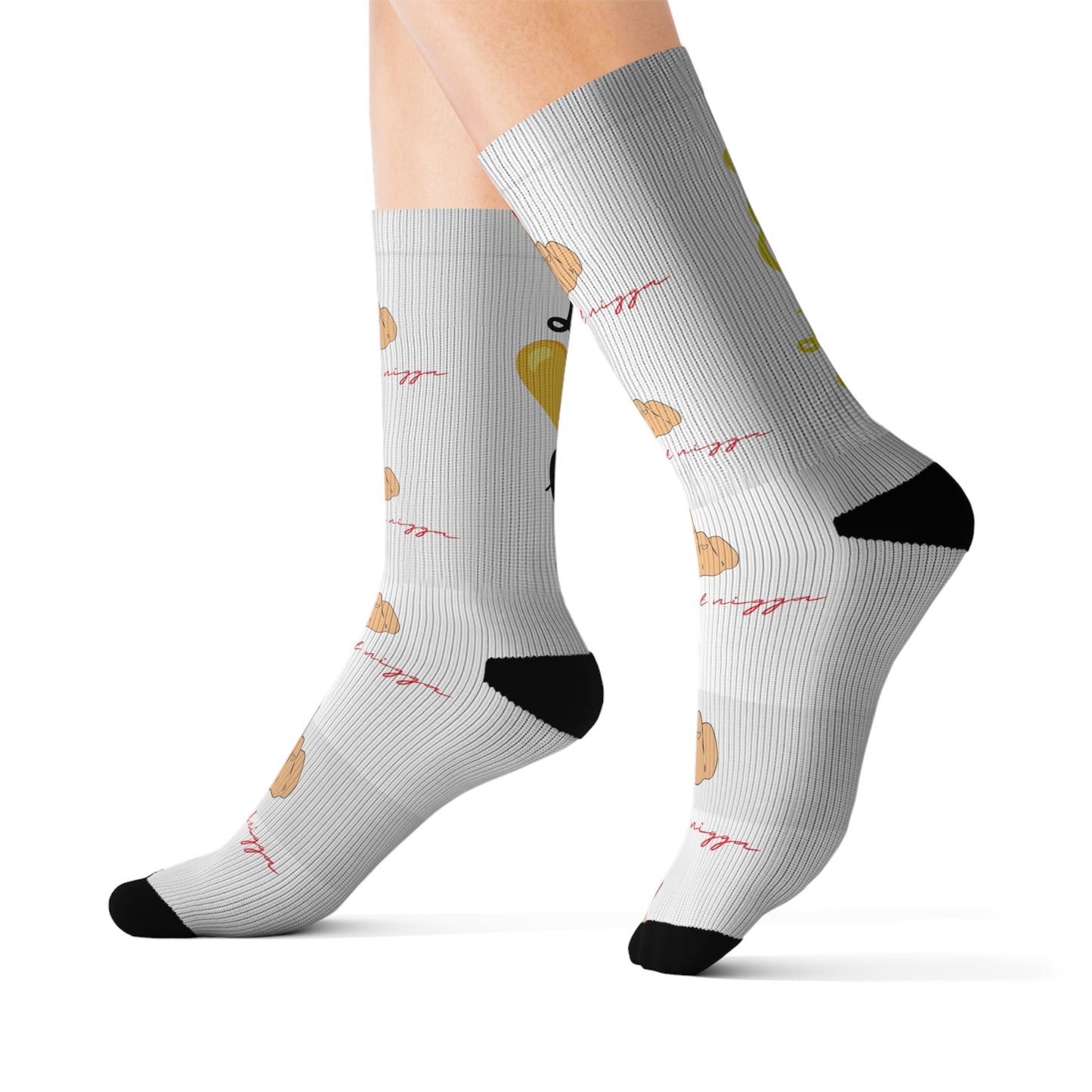 Funk That Ninja Socks with 'Self Love' and Heart Design - Perfect Gift for Friends and Family