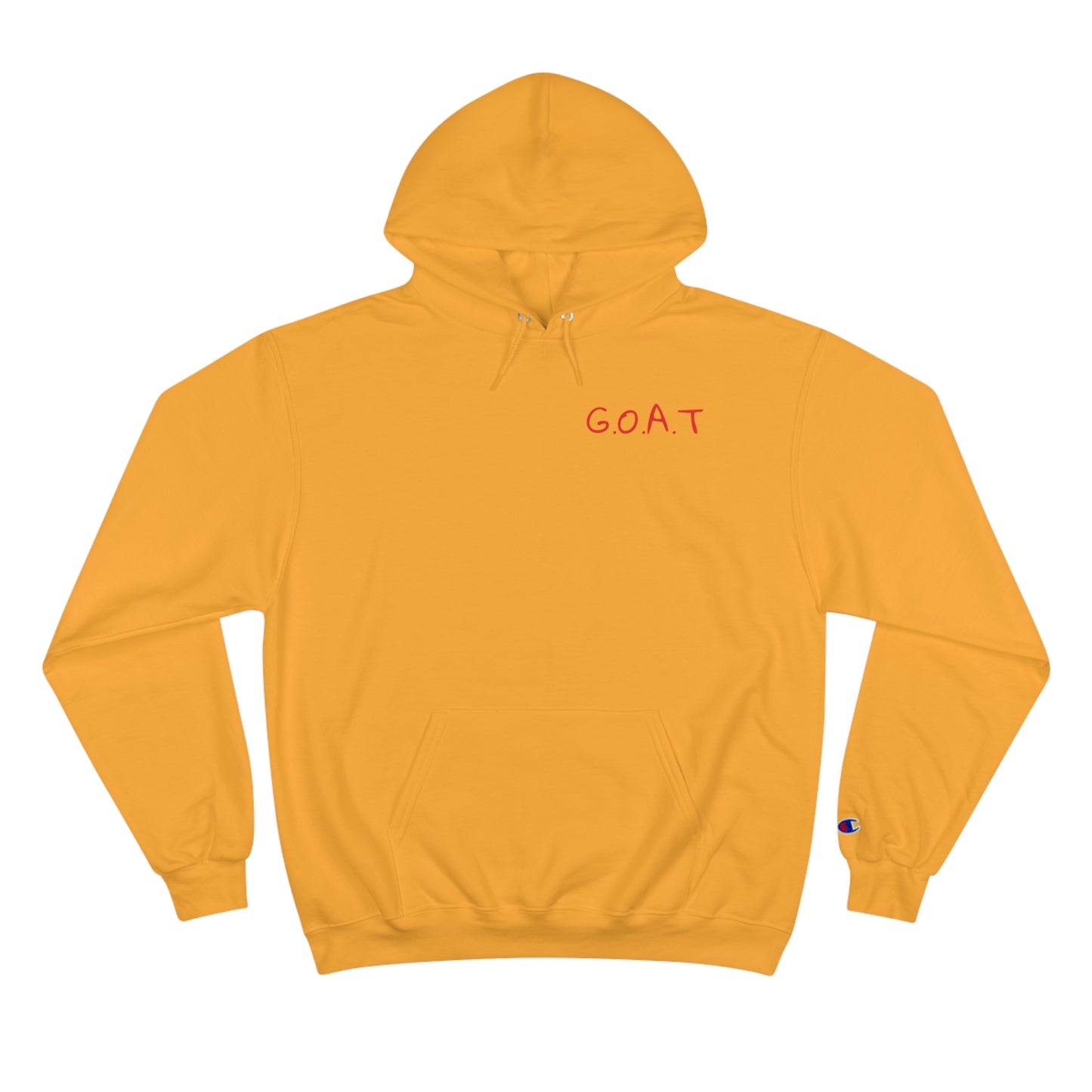 Inspirational Champion Hoodie - G.O.A.T. Design, Faith Sweatshirt, Christian Apparel, Motivational Gift, Unisex Fashion