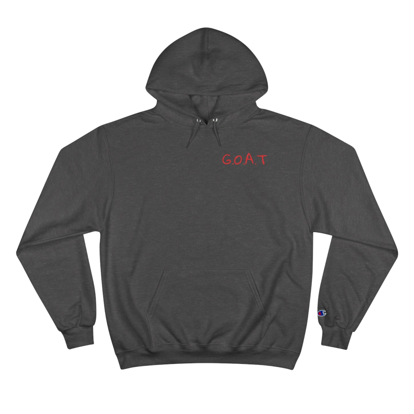 Inspirational Champion Hoodie - G.O.A.T. Design, Faith Sweatshirt, Christian Apparel, Motivational Gift, Unisex Fashion