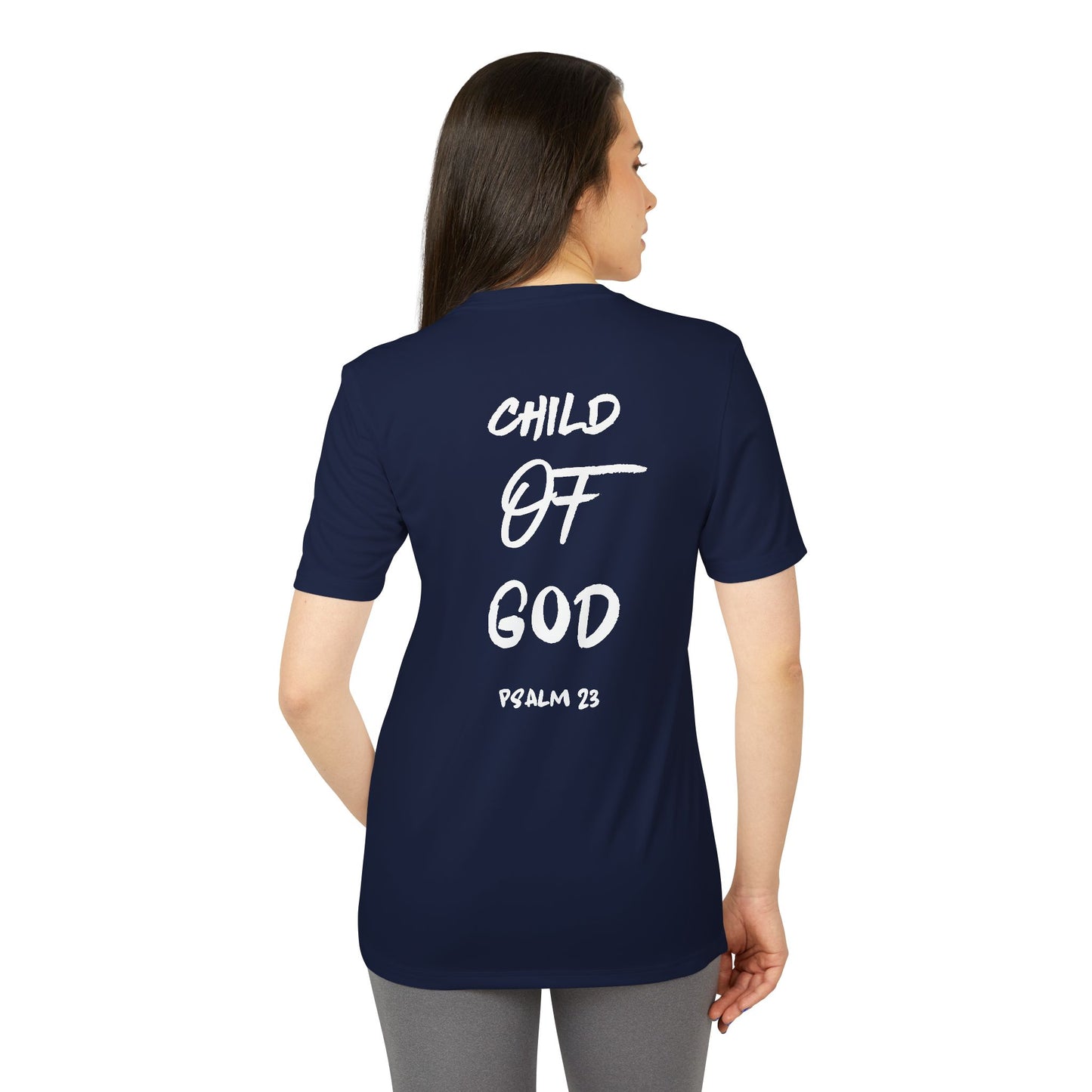 Adidas Unisex Sport T-Shirt - 'Child of God' Motivational Tee