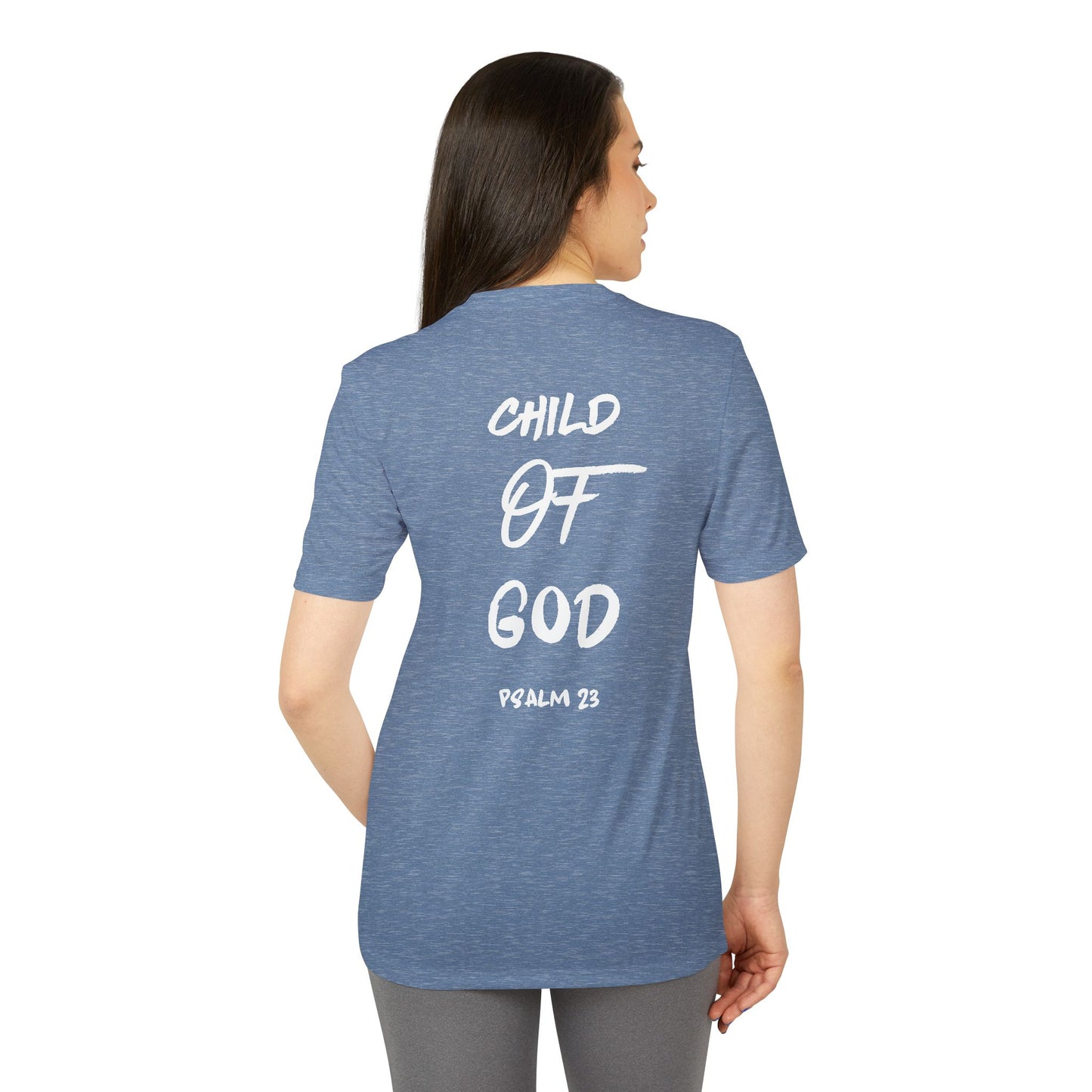 Adidas Unisex Sport T-Shirt - 'Child of God' Motivational Tee