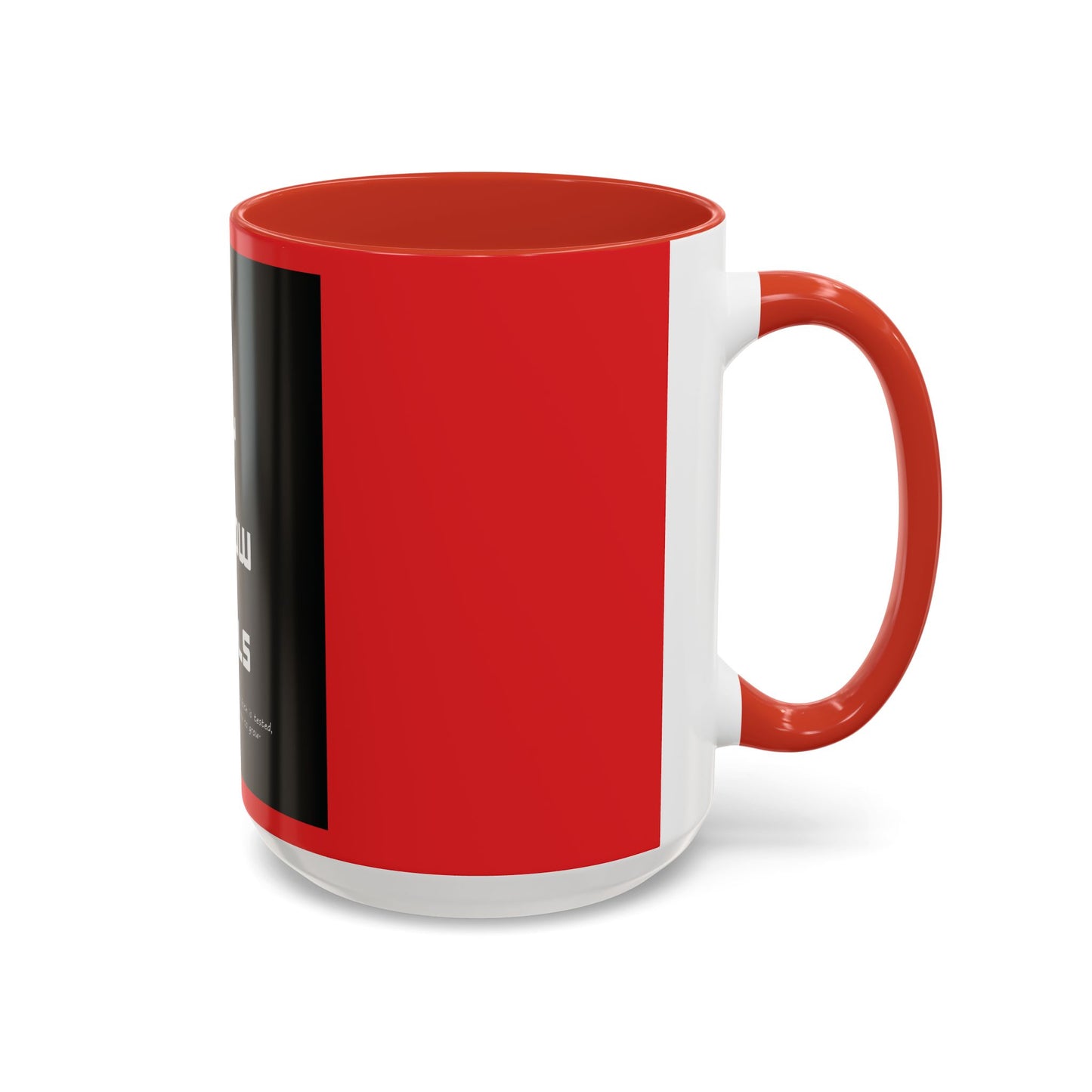 G.O.A.T. Accent Coffee Mug - 'God Only Allows Trials' Quote