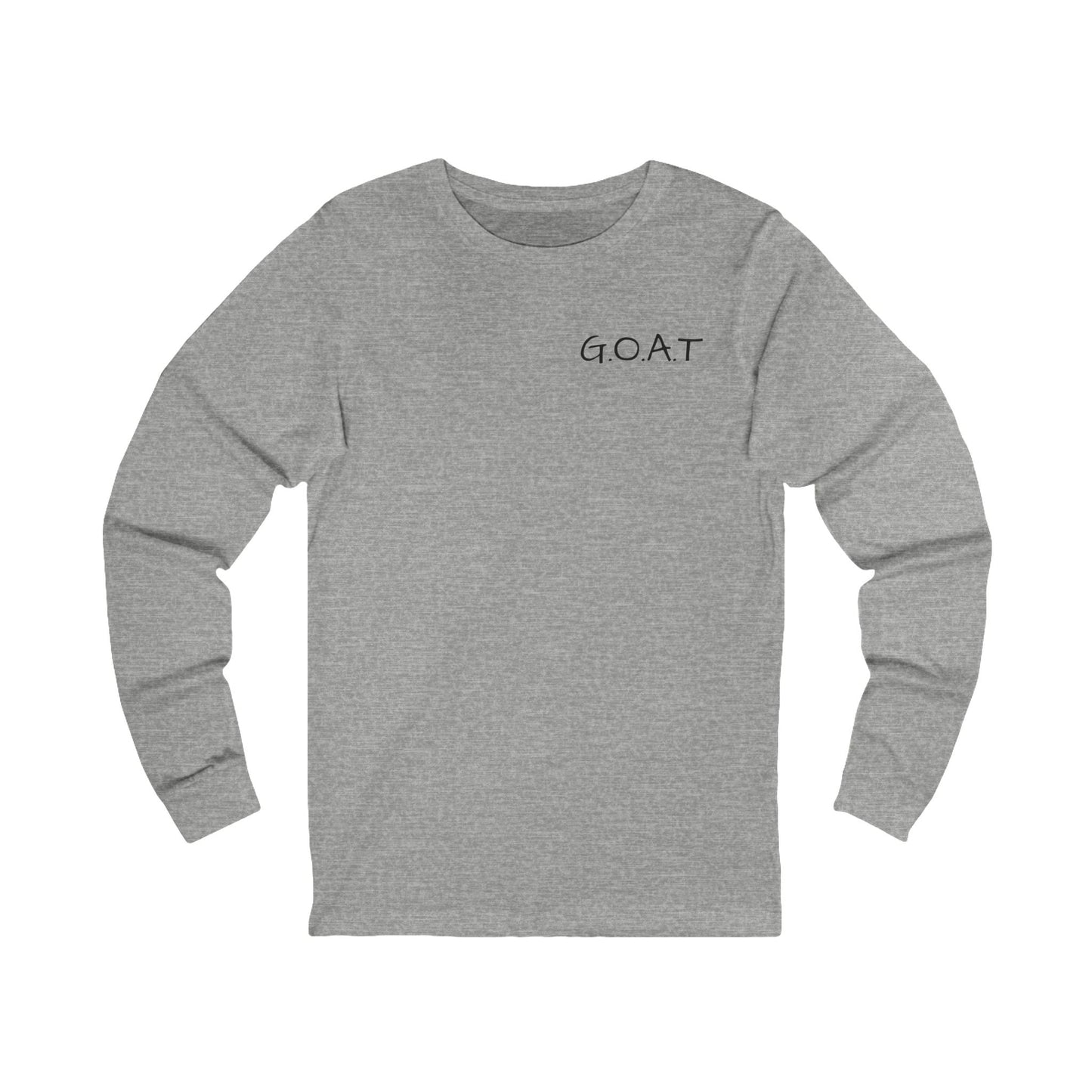 Unisex G.O.A.T. Long Sleeve Tee - God Over All Things Shirt