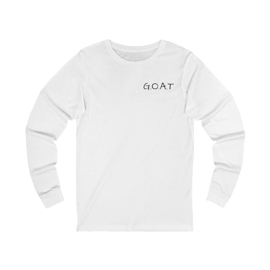 Unisex G.O.A.T. Long Sleeve Tee - God Over All Things Shirt