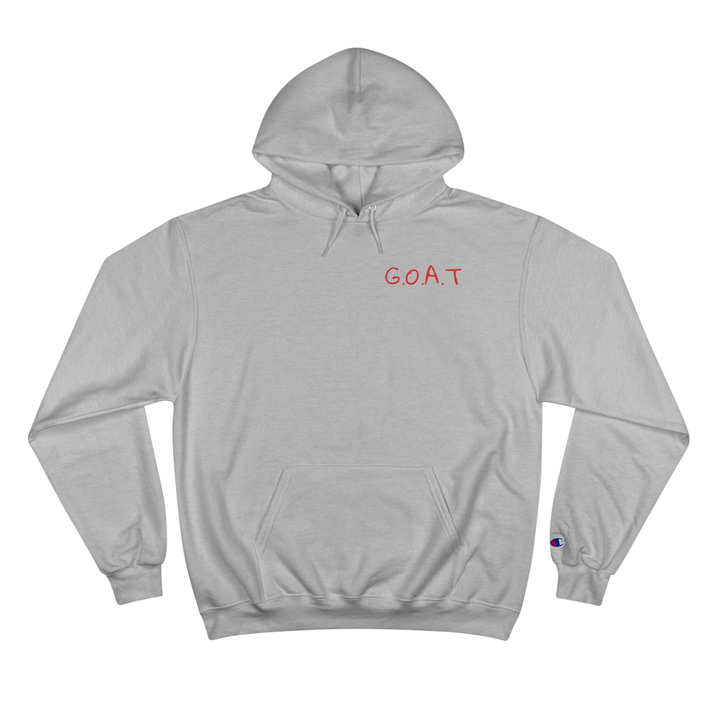 Inspirational Champion Hoodie - G.O.A.T. Design, Faith Sweatshirt, Christian Apparel, Motivational Gift, Unisex Fashion