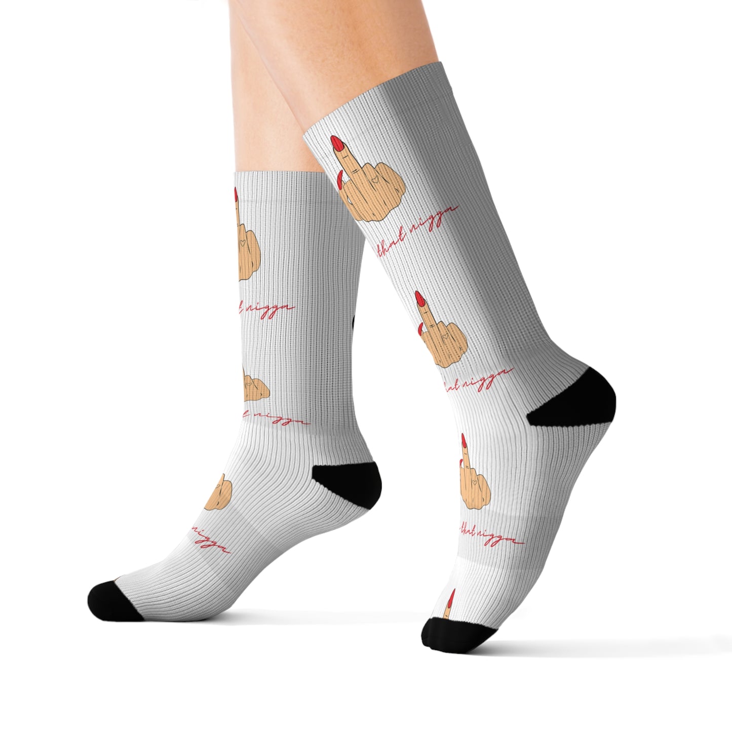 Funk That Ninja Socks with 'Self Love' and Heart Design - Perfect Gift for Friends and Family