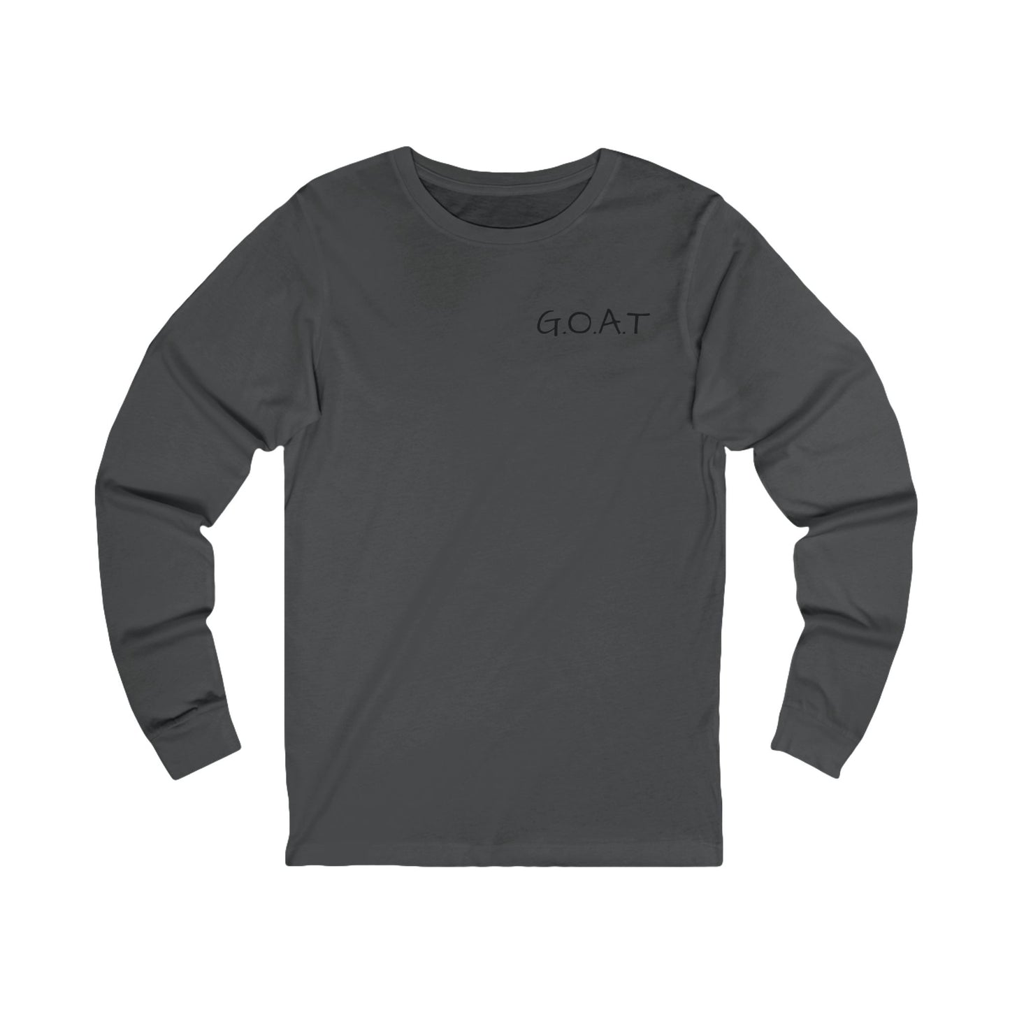 Unisex G.O.A.T. Long Sleeve Tee - God Over All Things Shirt